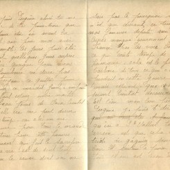 450 - 18 Octobre 1917 - Lettre d'Hortense Faurite à son fiancé Eugène Felenc - Page 2 & 3.jpg