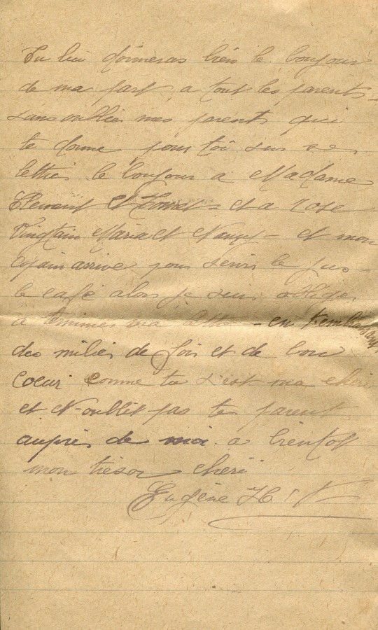 473 - 25 Novembre 1917 - Lettre d'Eugène Felenc adressée à sa fiancée Hortense Faurite - Page 4.jpg