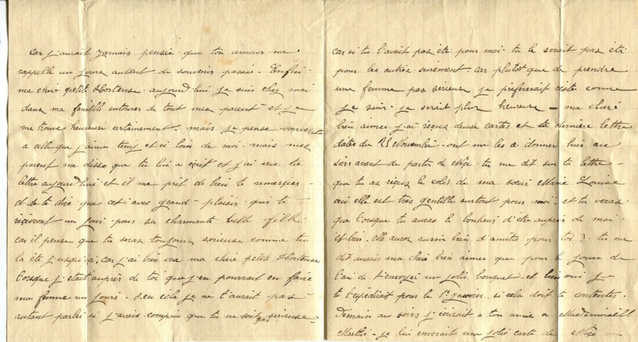 478 - 28 Novembre 1917 - Lettre d'Eugène Felenc adressée à sa fiancée Hortense Faurite - Page 2 & 3.jpg