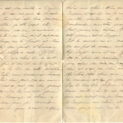 490 - 3 Décembre 1917 - Lettre de Eugène Felenc adressée à sa fiancée Hortense Faurite - Page 2 & 3.jpg