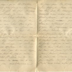 495 - 15 Décembre 1917 - Lettre de Eugène Felenc adressée à sa fiancée Hortense Faurite - Page 2 & 3.jpg