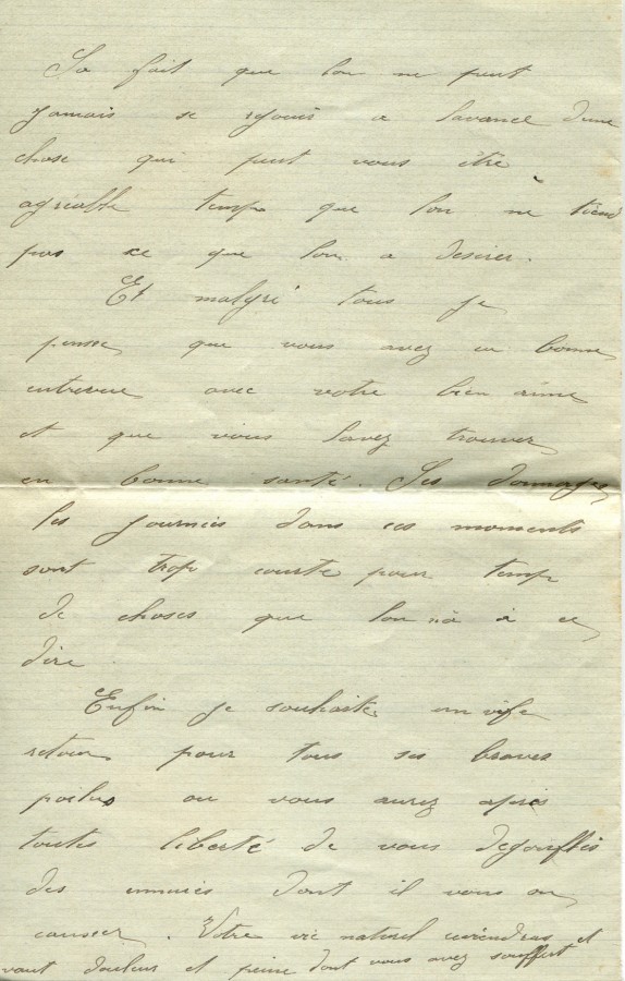 57 - Lettre d'une amie adressée à Hortense Faurite datée du 13 septembre 1915 - Page 3.jpg