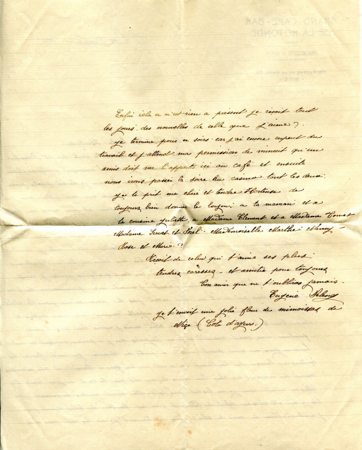 109 - Lettre d'Eugène Felenc adressée à sa fiancée Hortense Faurite datée du 18 décembre 1915 - Page 2.jpg