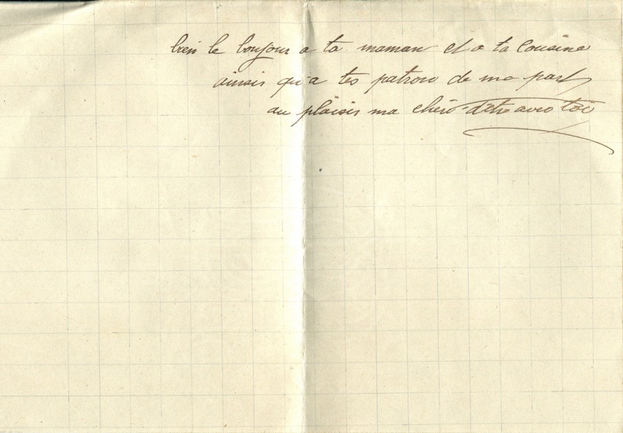69 - Lettre d'Eugène Felenc à Hortense Faurite datée du 9 mars 1916-Page 3.jpg