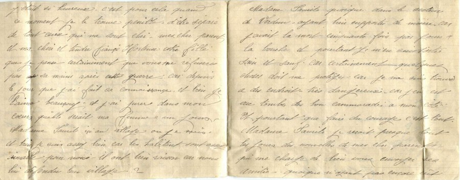 141 - Lettre d'Eugène Felenc adressée à sa belle-mère datée du 22 mai 1916 - Pages 2 & 3.jpg