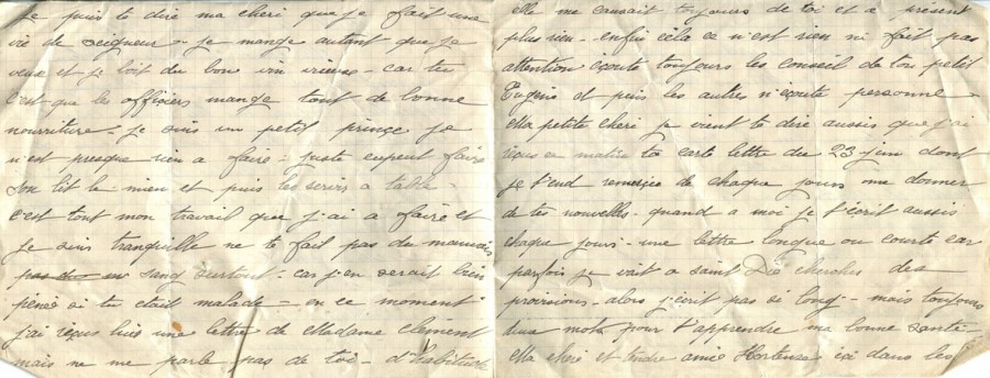 201 - Lettre d'Eugène Felenc adressée à Hortense Faurite datée du 29 juin 1916- Pages 2 & 3.jpg