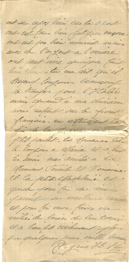 17 - Lettre de EugÃ¨ne Felenc Ã  sa fiancÃ©e Hortense datÃ©e du 15 janvier-page 4.jpg