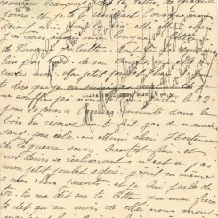 18 - Verso d'une carte postale de EugÃ¨ne Felenc adressÃ©e Ã  Hortense Faurite datÃ©e du 17 Janvier 1917.jpg