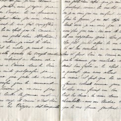 25 - Lettre de EugÃ¨ne Felenc adressÃ©e Ã  sa fiancÃ©e Hortense Faurite datÃ©e du 19 Janvier 1917 - Page 2 & 3.jpg