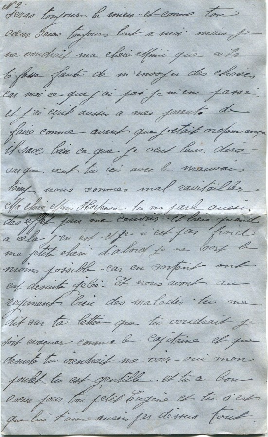 34 - Lettre de EugÃ¨ne Felenc Ã  sa fiancÃ©e Hortense datÃ©e du 23 janvier 1917-page 2.jpg