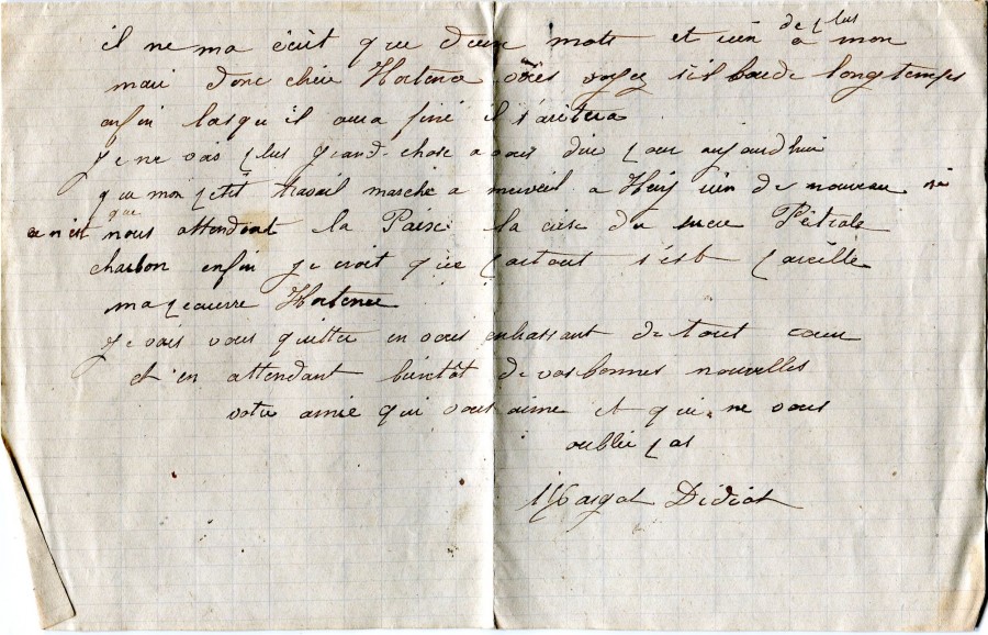 42 - Lettre d'un ami adressÃ©e Ã  Hortense Faurite datÃ©e du 26 Janvier 1917 - Page 3.jpg