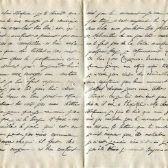 44 - Lettre de EugÃ¨ne Felenc Ã  sa fiancÃ©e Hortense datÃ©e du 26 janvier 1917-pages 2 et 3.jpg