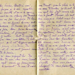 51 - Lettre de Justine Felenc Ã  Hortense Faurite datÃ©e du 29 janvier 1917-pages 2 et 3.jpg