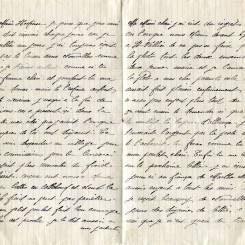 64 - Lettre de EugÃ¨ne Felenc adressÃ©e Ã  sa fiancÃ©e Hortense Faurite datÃ©e de Janvier 1917 - Page 1 & 2.jpg