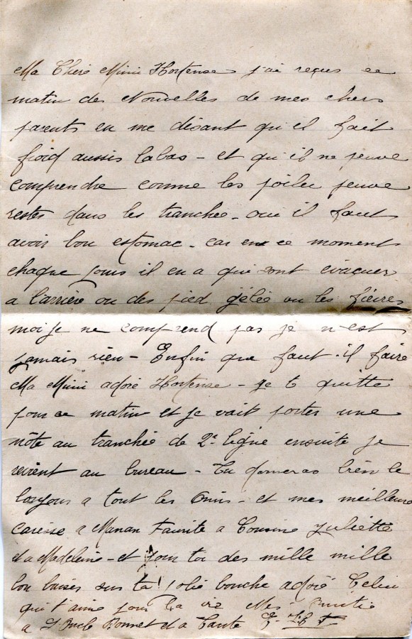 66 - Lettre de EugÃ¨ne Felenc adressÃ©e Ã  sa fiancÃ©e Hortense datÃ©e de Janvier 1917.jpg
