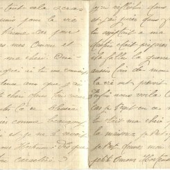 181 - 16 Mars 1917 - Lettre d'EugÃ¨ne Felenc adressÃ©e Ã  sa fiancÃ©e Hortense Faurite  - Page 2 & 3.jpg