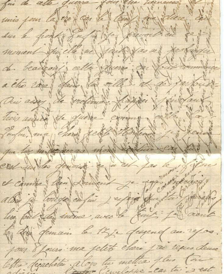 182 - 16 Mars 1917 - Lettre d'EugÃ¨ne Felenc adressÃ©e Ã  sa fiancÃ©e Hortense Faurite - Page 4.jpg