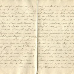 187 - 18 Mars 1917 - Lettre d'EugÃ¨ne Felenc adressÃ©e Ã  sa fiancÃ©e Hortense Faurite - Page 2 & 3.jpg