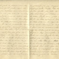 195 - 22 Mars 1917 - Lettre d'EugÃ¨ne Felenc adressÃ©e Ã  sa fiancÃ©e Hortense Faurite - Page 2 & 3.jpg