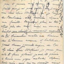 272 - 2 Mai 1917 - Verso d'une carte postale d'EugÃ¨ne Felenc adressÃ©e Ã  sa fiancÃ©e Hortense Fautire.jpg
