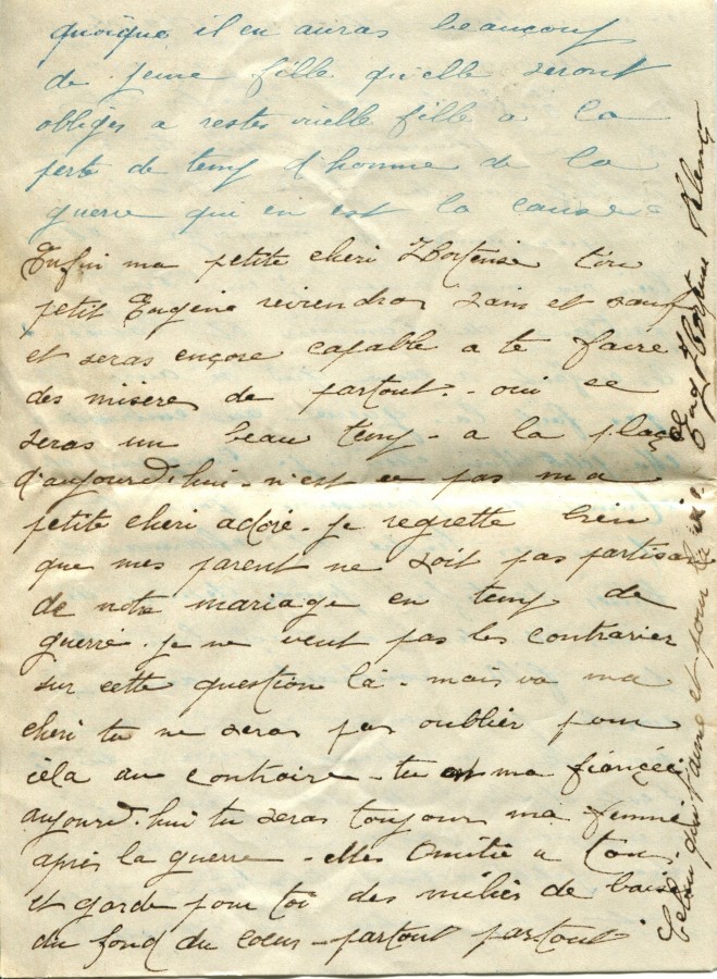 338 - 6 Juin 1917 - Lettre d'EugÃ¨ne Felenc adressÃ©e Ã  sa fiancÃ©e Hortense Faurite - Page 4.jpg