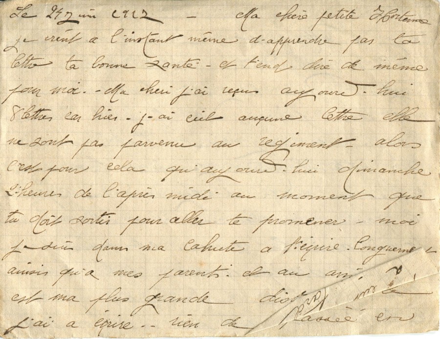 361 - 24 Juin 1917 - Lettre d'EugÃ¨ne Felenc adressÃ©e Ã  sa fiancÃ©e Hortense Fautire - Page 1.jpg