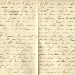 341 - Lettre d'Hortence Fautire Ã  son fiancÃ© EugÃ¨ne Felenc datÃ©e du 13 Juillet 1917 - Page 2 & 3.jpg