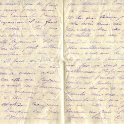 395 - 2 Septembre 1917 - Lettre d'EugÃ¨ne Felenc adressÃ©e Ã  sa fiancÃ©e Hortense Faurite - Page 2 & 3.jpg