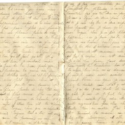 407 - 9 Septembre 1917 - Lettre d'Hortense Faurite adressÃ©e Ã  son fiancÃ©e EugÃ¨ne Felenc - Page 2 & 3.jpg