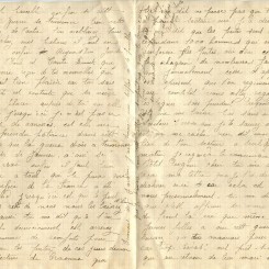 416 - 13 Septembre 1917 - Lettre d'Hortense Faurite adressÃ©e Ã  son fiancÃ©e EugÃ¨ne Felenc - Page 2 & 3.jpg
