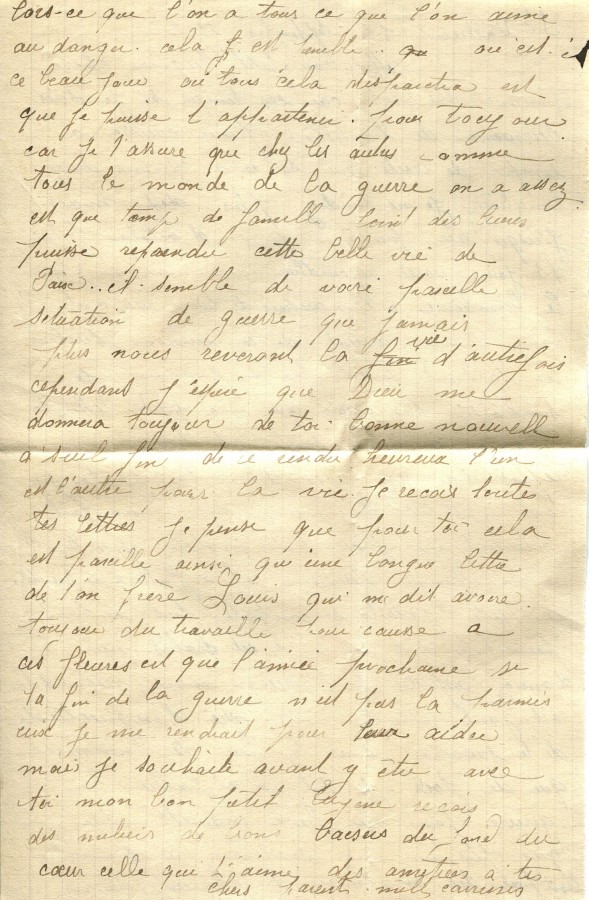 419 - 18 Septembre 1917 - Lettre d'Hortense Faurite Ã  son fiancÃ©e EugÃ¨ne Felenc - Page 2.jpg
