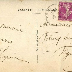 428 - (Date cachÃ©e) Verso d'une carte postale Tourves d'un ami adressÃ©e Ã  EugÃ¨ne Felenc.jpg