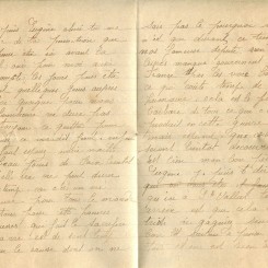 450 - 18 Octobre 1917 - Lettre d'Hortense Faurite Ã  son fiancÃ© EugÃ¨ne Felenc - Page 2 & 3.jpg