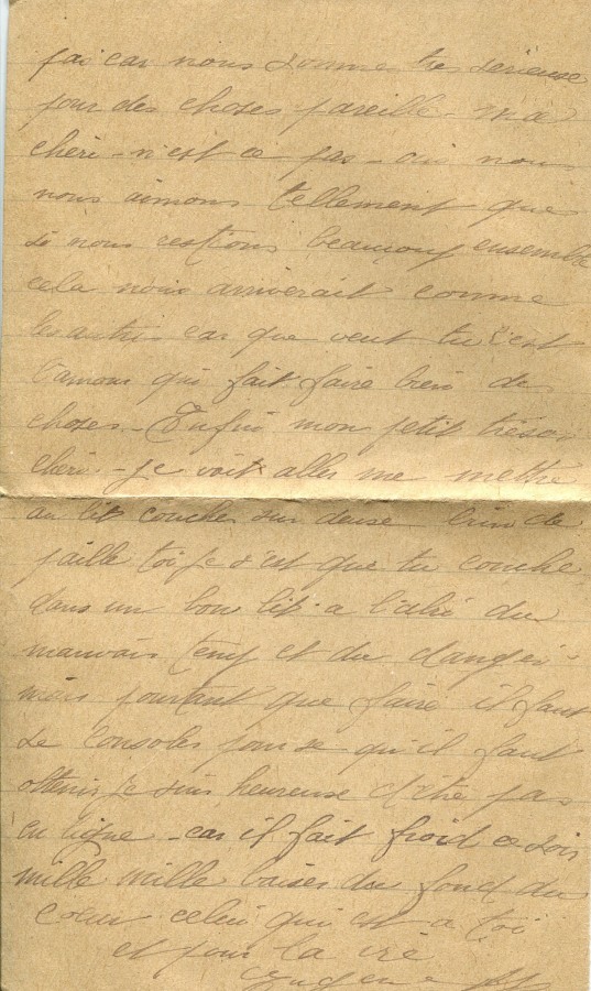 458 - 21 Octobre 1917 - Lettre d'EugÃ¨ne Felenc adressÃ©e Ã  sa fiancÃ©e Hortense Faurite - Page 4.jpg