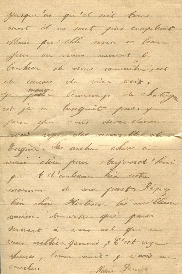 470 - 9 Novembre 1917 - Lettre de Marie-Louise Felenc adressÃ©e Ã  Hortense Faurite - Page 4.jpg