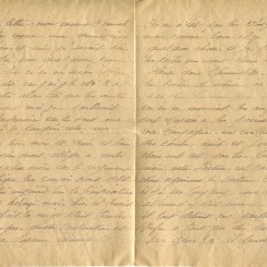 481 - 28 Novembre 1917 (2) - Lettre d'EugÃ¨ne Felenc adressÃ©e Ã  sa fiancÃ©e Hortense Faurite - Page 2 & 3.jpg
