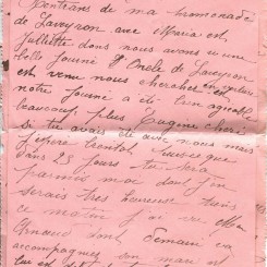 486 - Lettre de Hortense Faurite adressÃ©e Ã  EugÃ¨ne Felenc datÃ©e du 2 dÃ©cembre 1918-Page 2.jpg