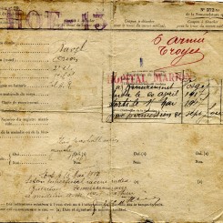 Sortie hopital Remiremont le 15 05 1917.jpg