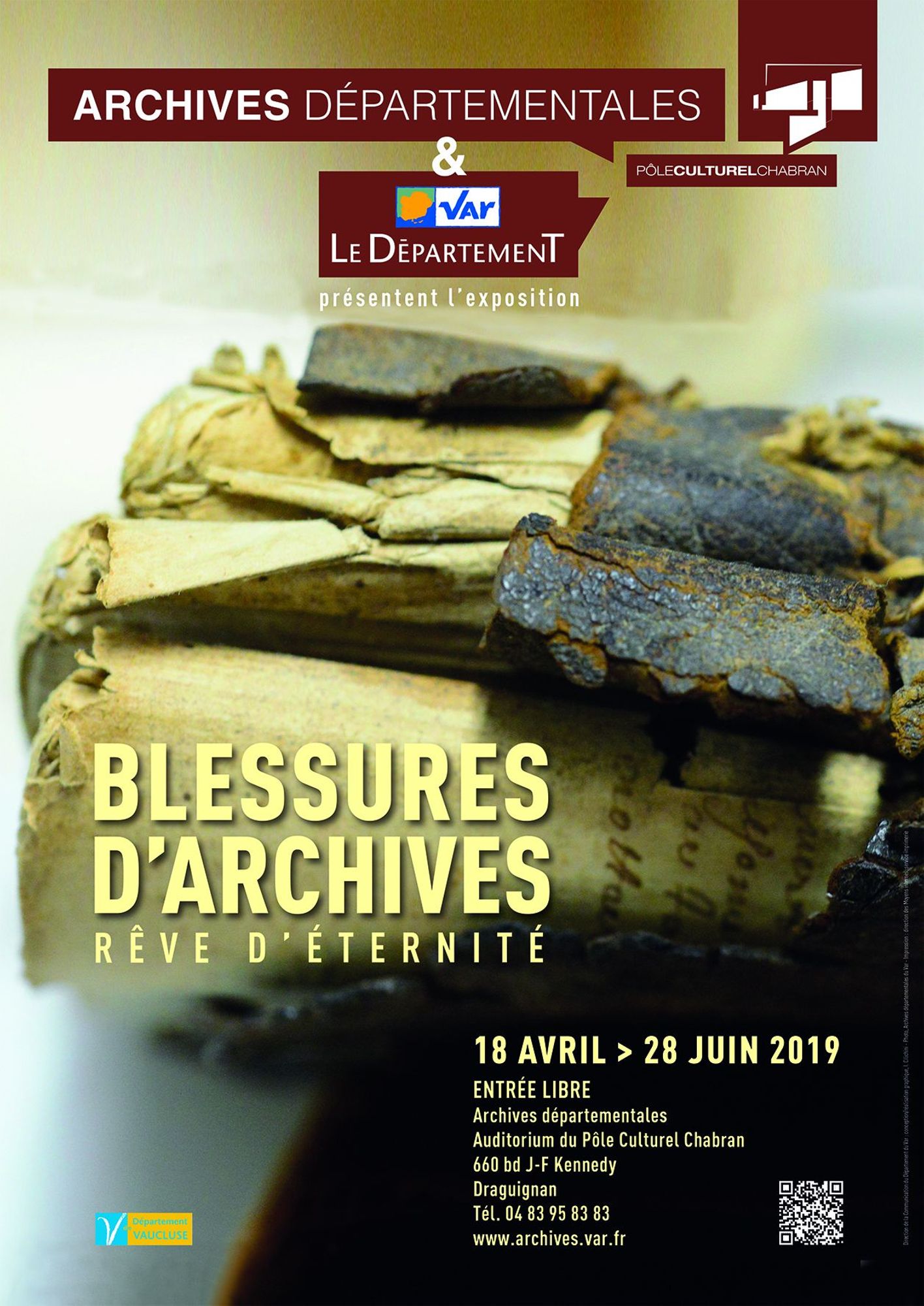 Blessures d'archives, rêve d'éternité