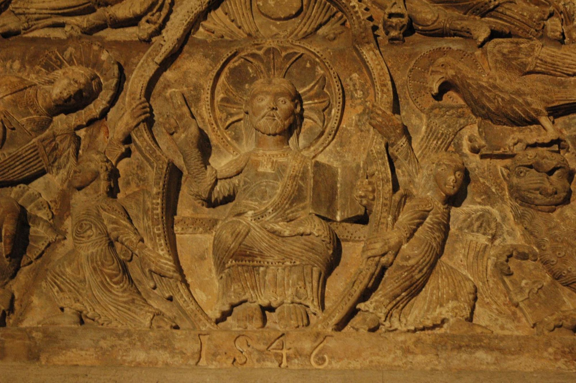 Tympan de la collégiale de Barjols - Photographie n°3