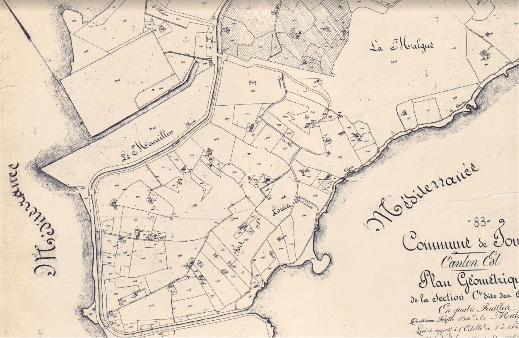 Toulon le Mourillon, plans
