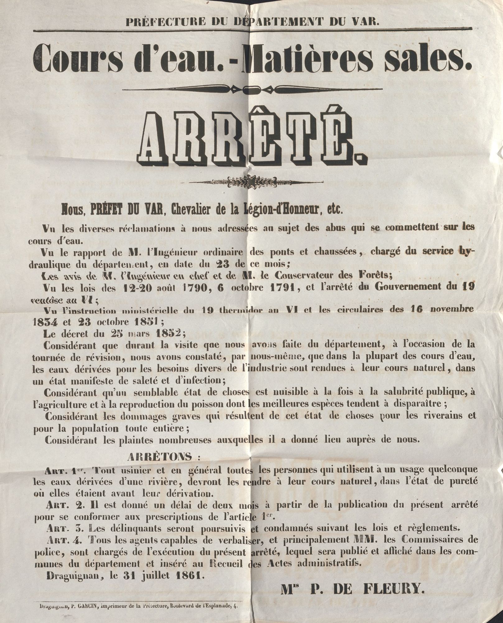 Développement de l'hygiène